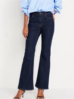 Old Navy Dark Indigo Flare Jeans